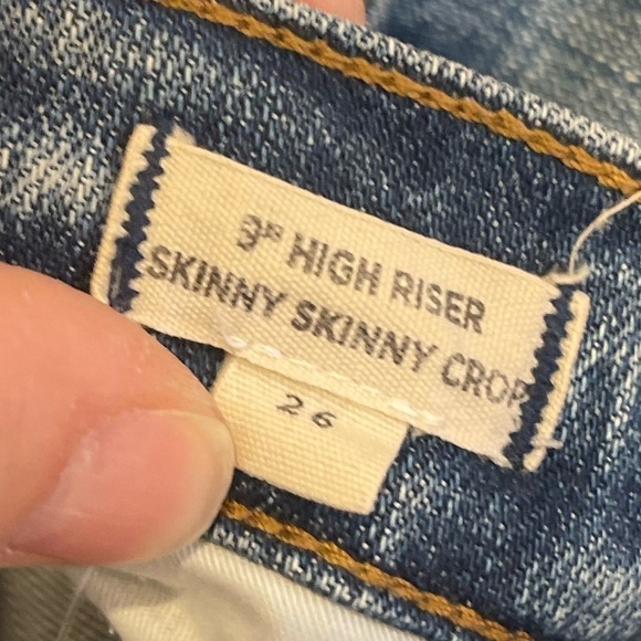Madewell 9” High Riser Skinny Skinny Distressed Womens Jeans Size 26 - Picture 11 of 12